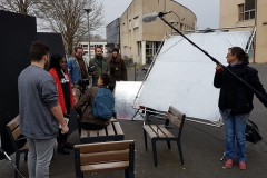 Jour 4 : tournage au lycée Louise Michel